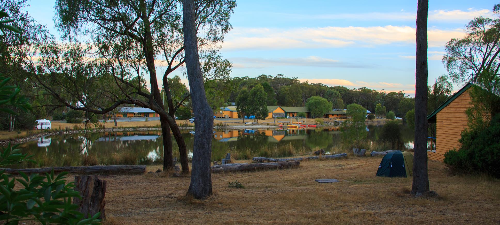 view of lake at Campaspe Downs